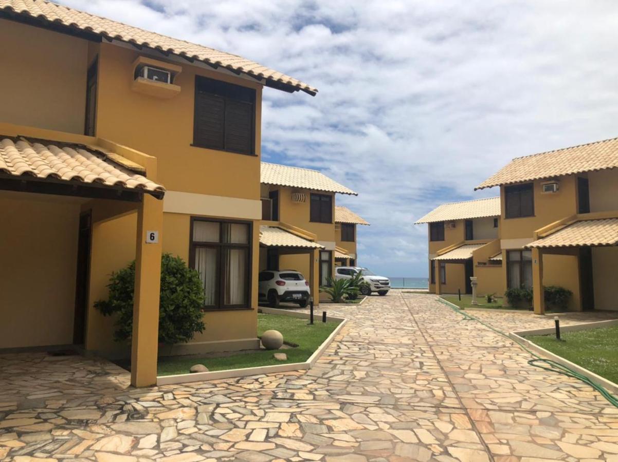 Casa de praia em condomínio à beira mar Barra de São Miguel Exterior foto